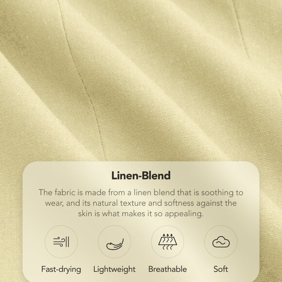 Tailored Vest + Wide-Leg Trouser Set (Soft Yellow) - Picture 2 of 10